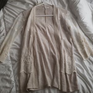 Maurices floral cardigan